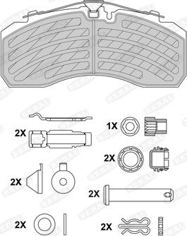 Beral BCV29253BK - Brake Pad Set, disc brake car-mod.net