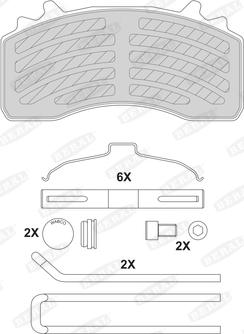 Beral BCV29223TK - Brake Pad Set, disc brake car-mod.net