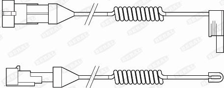Beral FAI105 - Warning Contact, brake pad wear car-mod.net