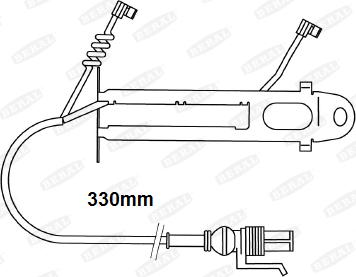 Beral UAI152 - Warning Contact, brake pad wear car-mod.net