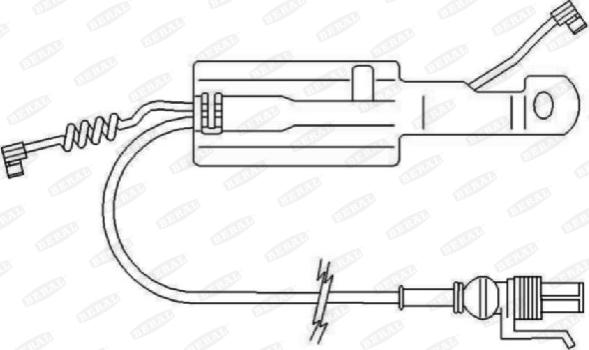 Beral UAI168 - Warning Contact, brake pad wear car-mod.net