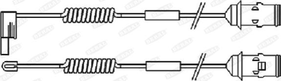 Beral UAI110 - Warning Contact, brake pad wear car-mod.net