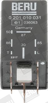 BorgWarner (BERU) GR031 - Relay, glow plug system car-mod.net