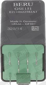 BorgWarner (BERU) GSE151 - Control Unit, glow plug system car-mod.net