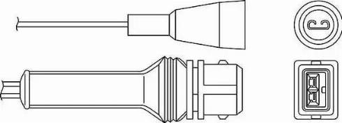 BorgWarner (BERU) OZH027 - Oxygen, Lambda Sensor car-mod.net