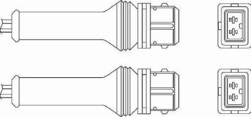 BorgWarner (BERU) OZH166 - Oxygen, Lambda Sensor car-mod.net