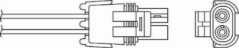 BorgWarner (BERU) OZU025 - Oxygen, Lambda Sensor car-mod.net
