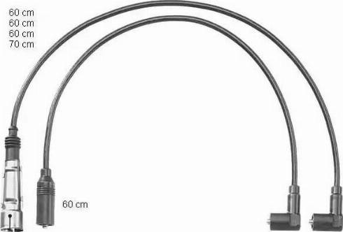 BorgWarner (BERU) ZEF1149 - Ignition Cable Kit car-mod.net