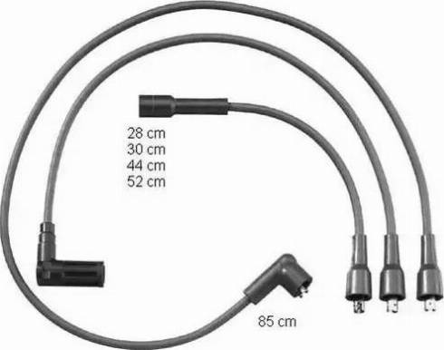 BorgWarner (BERU) ZEF779 - Ignition Cable Kit car-mod.net
