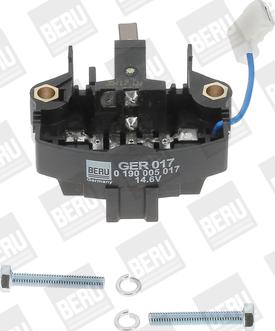 BERU by DRiV GER017 - Voltage regulator, alternator car-mod.net