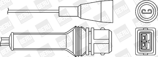 BERU by DRiV OZH027 - Oxygen, Lambda Sensor car-mod.net