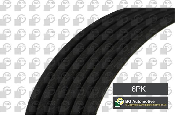 BGA 6PK2277 - V-Ribbed Belt car-mod.net