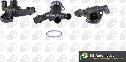 BGA CT5050 - Coolant thermostat / housing car-mod.net
