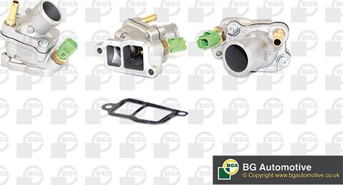 BGA CT5000 - Coolant thermostat / housing car-mod.net