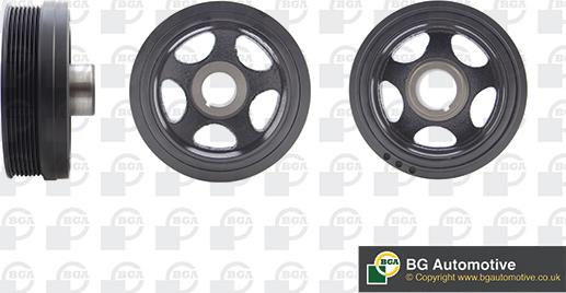 BGA DP0819 - Belt Pulley, crankshaft car-mod.net