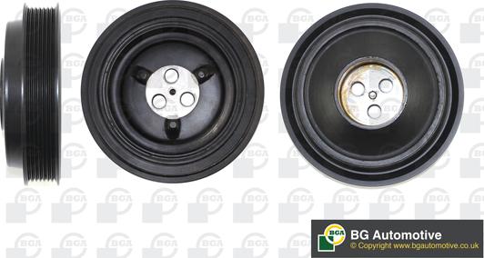 BGA DP0835 - Belt Pulley, crankshaft car-mod.net