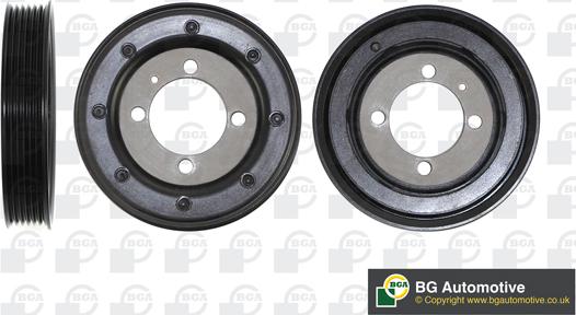 BGA DP0836 - Belt Pulley, crankshaft car-mod.net