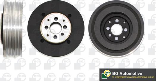 BGA DP0203 - Belt Pulley, crankshaft car-mod.net