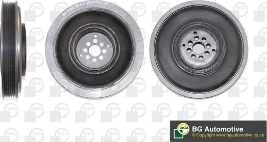BGA DP0202 - Belt Pulley, crankshaft car-mod.net
