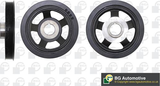 BGA DP1213 - Belt Pulley, crankshaft car-mod.net