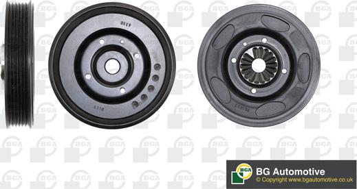 BGA DP8028 - Belt Pulley, crankshaft car-mod.net