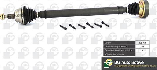 BGA DS9618R - Drive Shaft car-mod.net