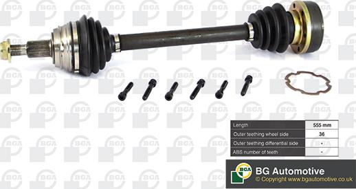 BGA DS9617L - Drive Shaft car-mod.net