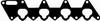 BGA MG9524 - Gasket, intake manifold car-mod.net