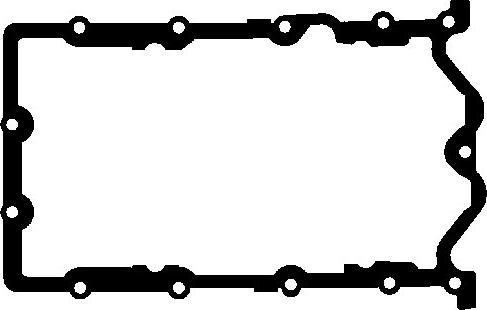 BGA OP8344 - Gasket, oil sump car-mod.net