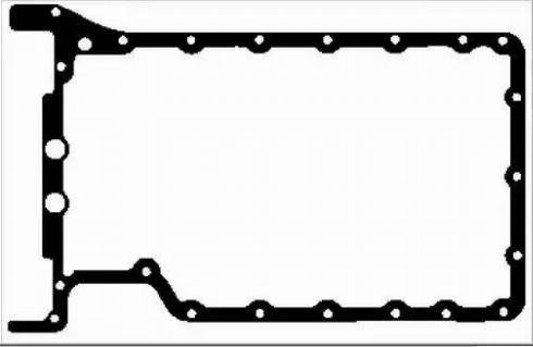 BGA OP7377 - Gasket, oil sump car-mod.net