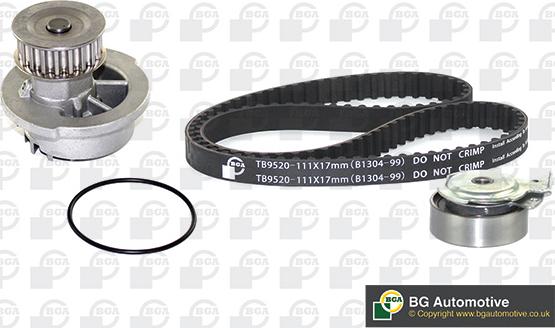 BGA TB9520CPK-1 - Water Pump & Timing Belt Set car-mod.net