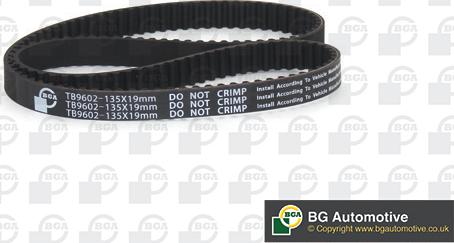 BGA TB9602 - Timing Belt car-mod.net