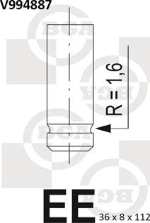BGA V994887 - Outlet valve car-mod.net