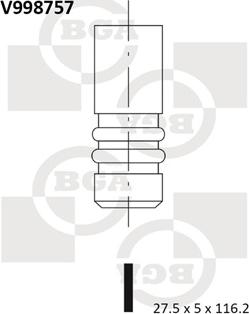 BGA V998757 - Outlet valve car-mod.net