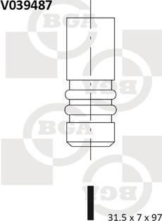 BGA V039487 - Outlet valve car-mod.net