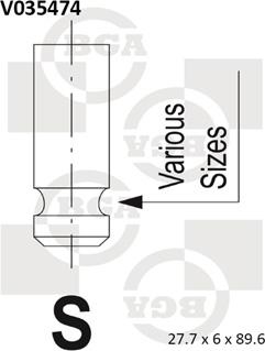 BGA V035474 - Inlet Valve car-mod.net