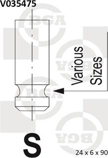 BGA V035475 - Outlet valve car-mod.net