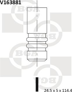 BGA V163881 - Outlet valve car-mod.net
