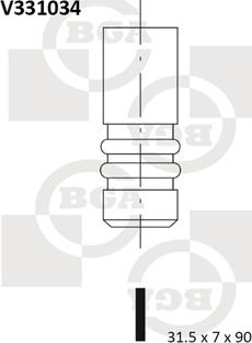BGA V331034 - Outlet valve car-mod.net