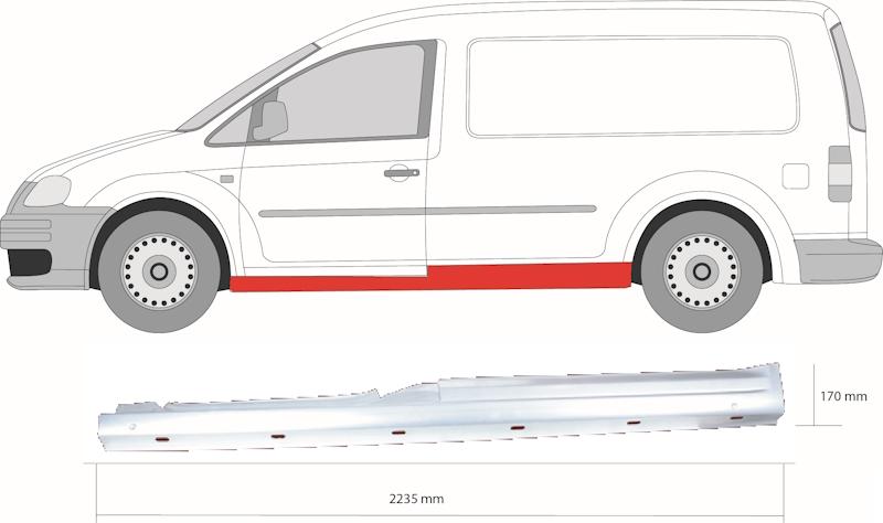 BINDER 9571003 - Foot Board, door sill car-mod.net