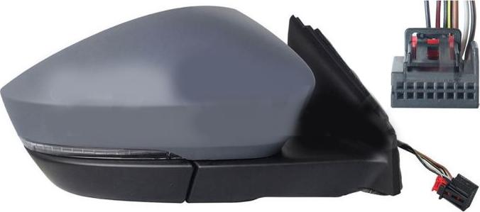 BINDER 5845,702,2 - Outside Mirror car-mod.net
