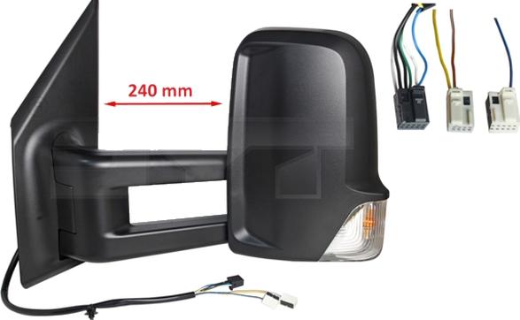 BINDER 3989,701,4 - Outside Mirror car-mod.net