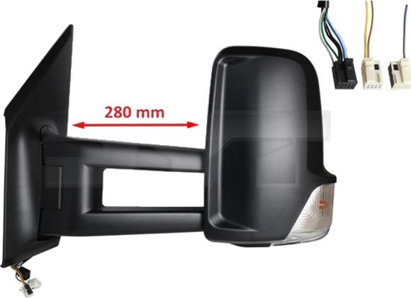 BINDER 3989,701,5 - Outside Mirror car-mod.net