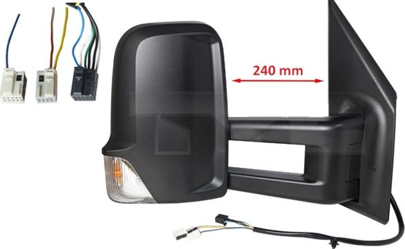 BINDER 3989,702,4 - Outside Mirror car-mod.net