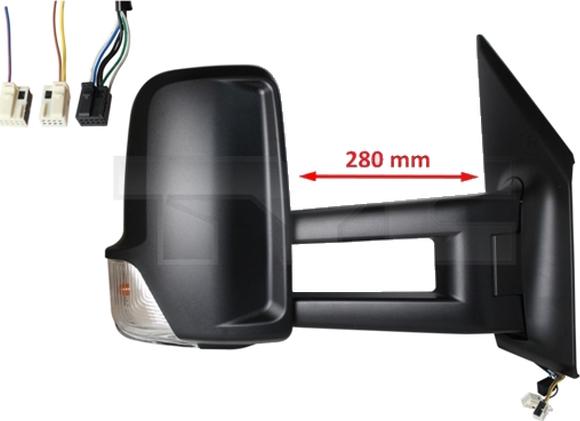 BINDER 3989,702,5 - Outside Mirror car-mod.net