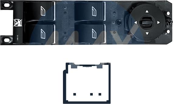 BINDER 2726,215,1 - Switch, window regulator car-mod.net