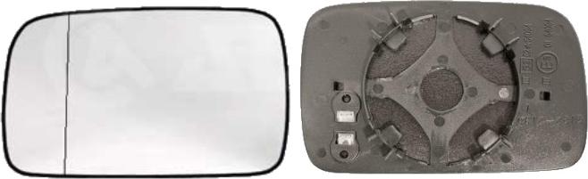 BINDER 7263,730,2 - Mirror Glass, outside mirror car-mod.net