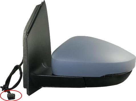 BINDER 7267,701,4 - Outside Mirror car-mod.net