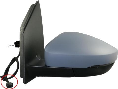 BINDER 7267,701,3 - Outside Mirror car-mod.net