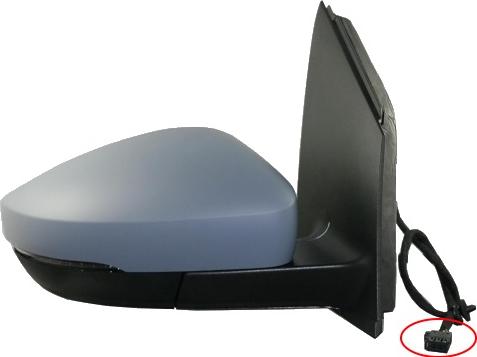 BINDER 7267,702,4 - Outside Mirror car-mod.net